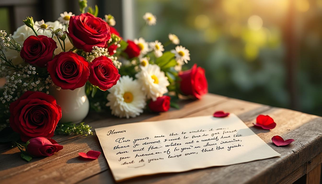 découvrez 10 exemples de longs textes d'amour touchants pour lui exprimer vos sentiments et faire chavirer son cœur avec des mots sincères et émouvants.